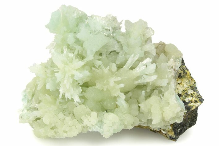 Blue-Green Aragonite Aggregation - Wenshan Mine, China #291014